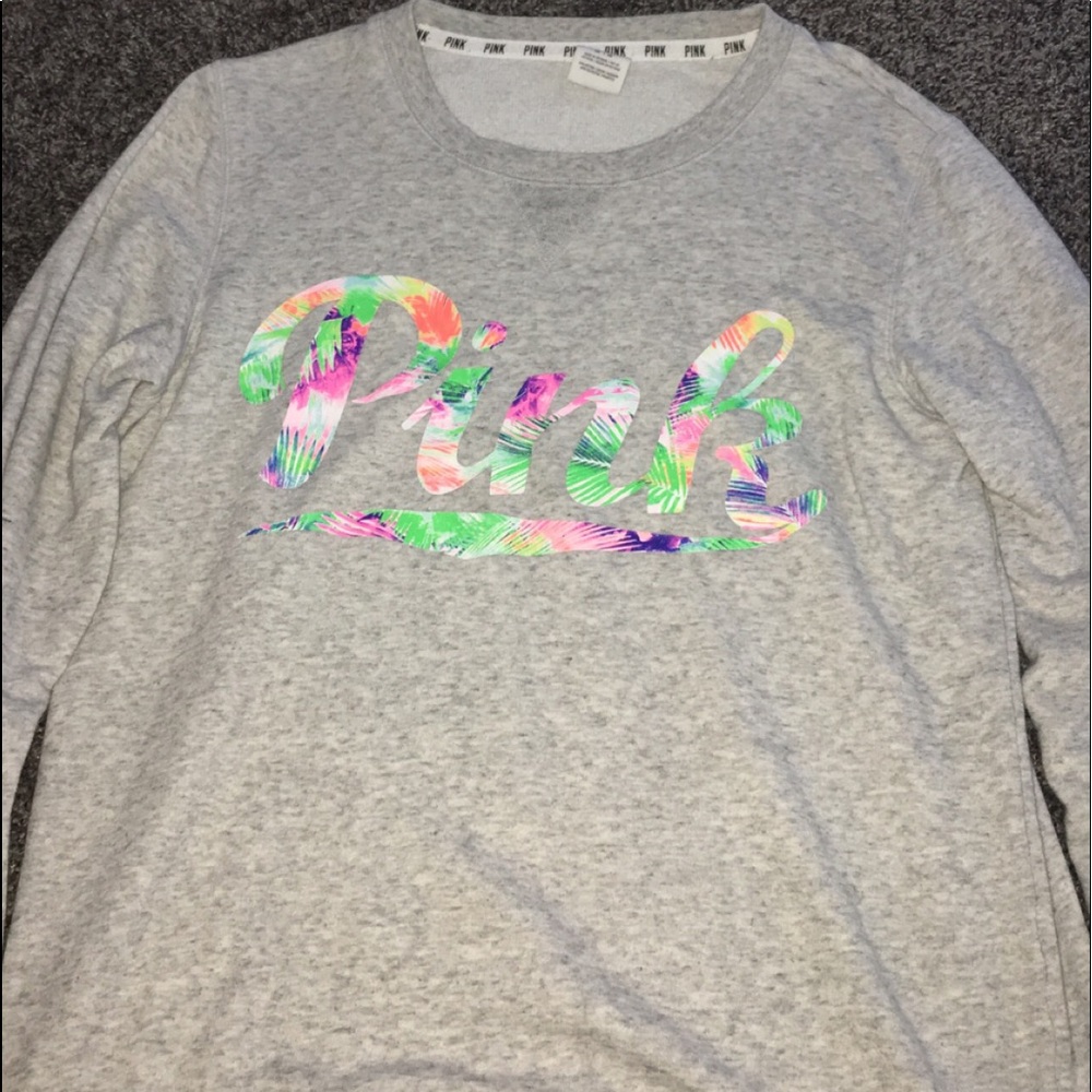 pink brand sweater!